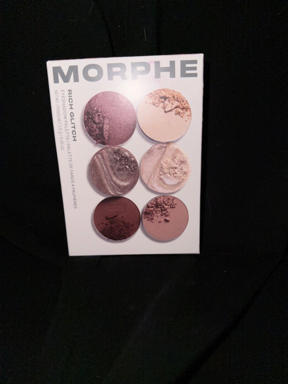 Morphe Rich Glitch Eyeshadow Palette - Cream, Taupe & Warm Brown Tones